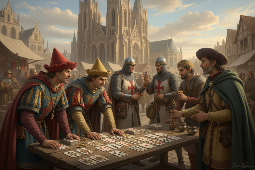 כניסת הקלפים לאירופה