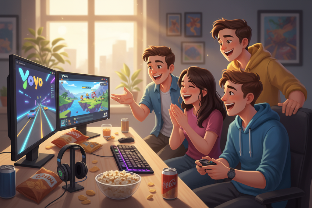 משחקים בדפדפן Poki יויו