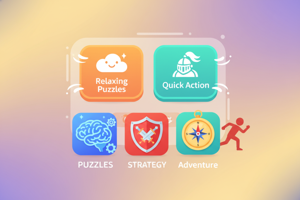 קטגוריות משחקים