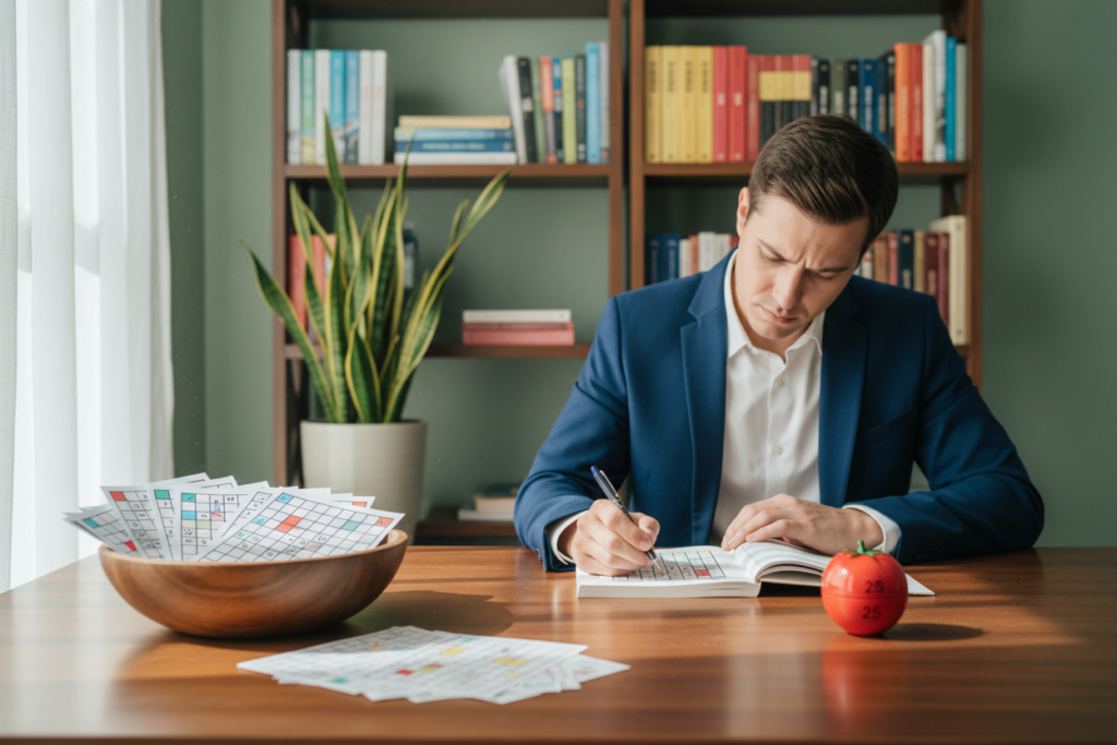 שיטת פומודורו עם סודוקו שיטת פומודורו עם סודוקו